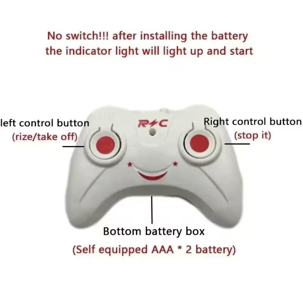 Rechargeable Mini Rc Drone Remote Safe Fall-resistant Rc Helicopters Drone Child