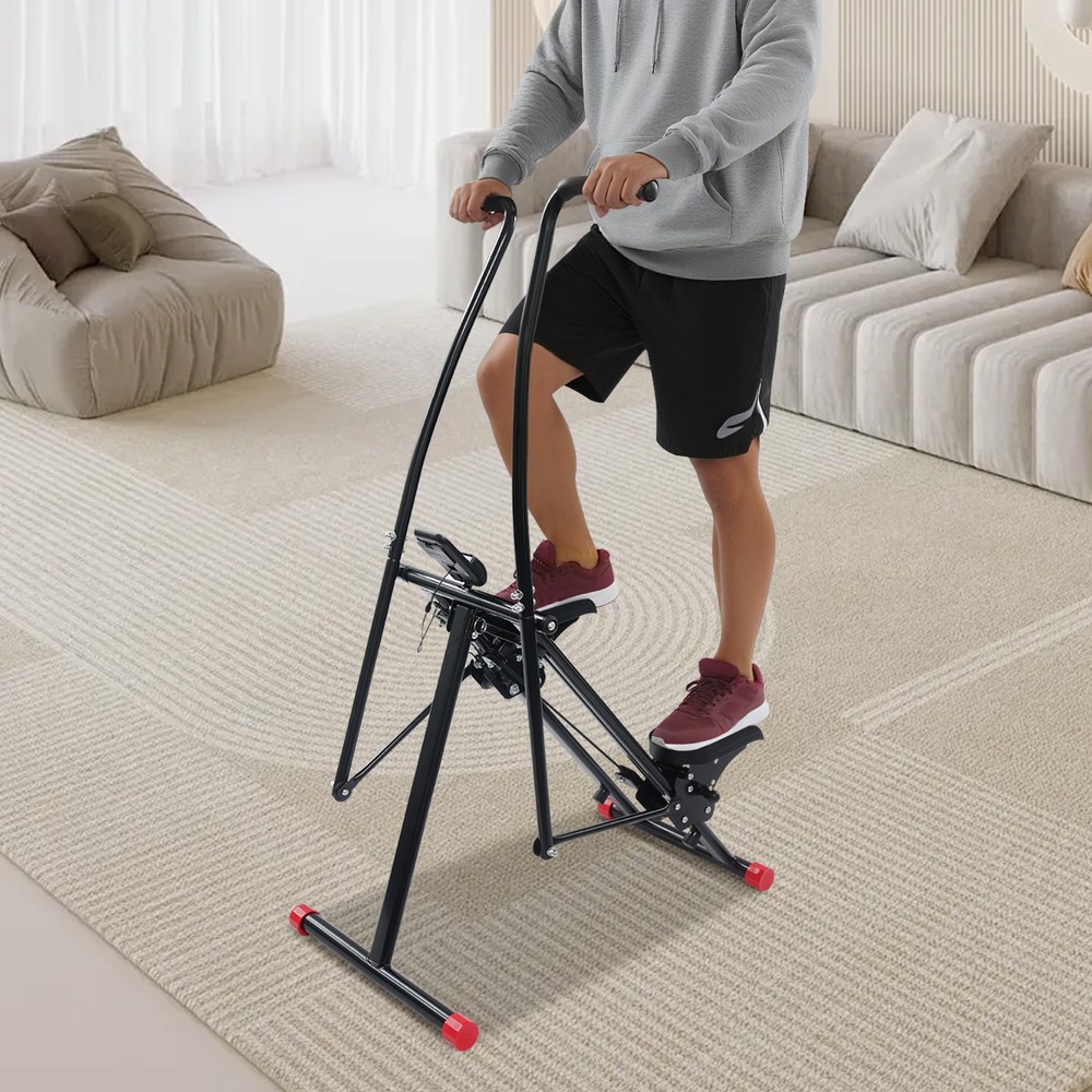 Compact Stair Stepper with 3 Adjustable Angles for Full-Body Home Workout