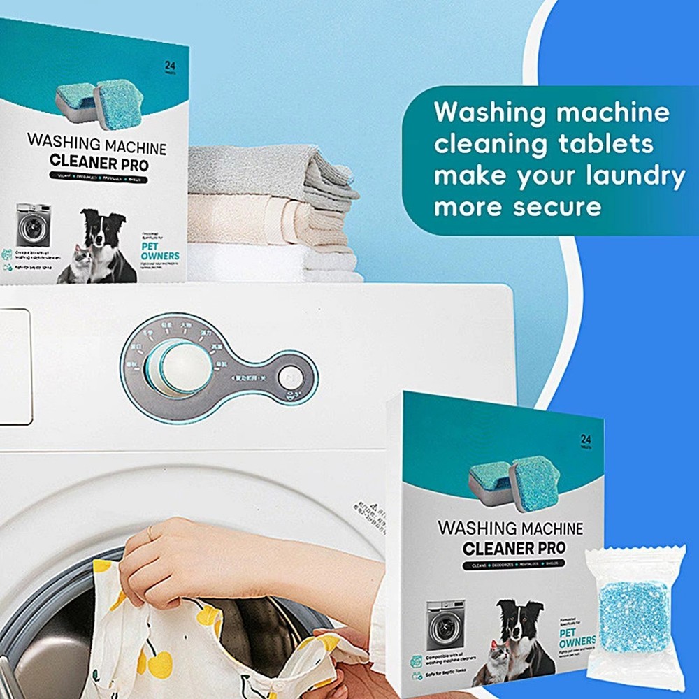 Uproot Clean Washing Machine Cleaner Tablets - 24 Pack