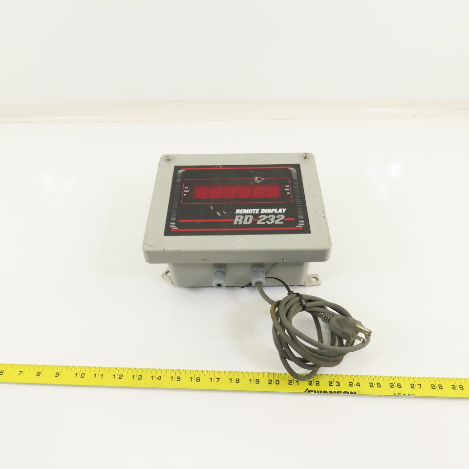 Rice Lake RD-232 Remote Display Scale Weight Indicator