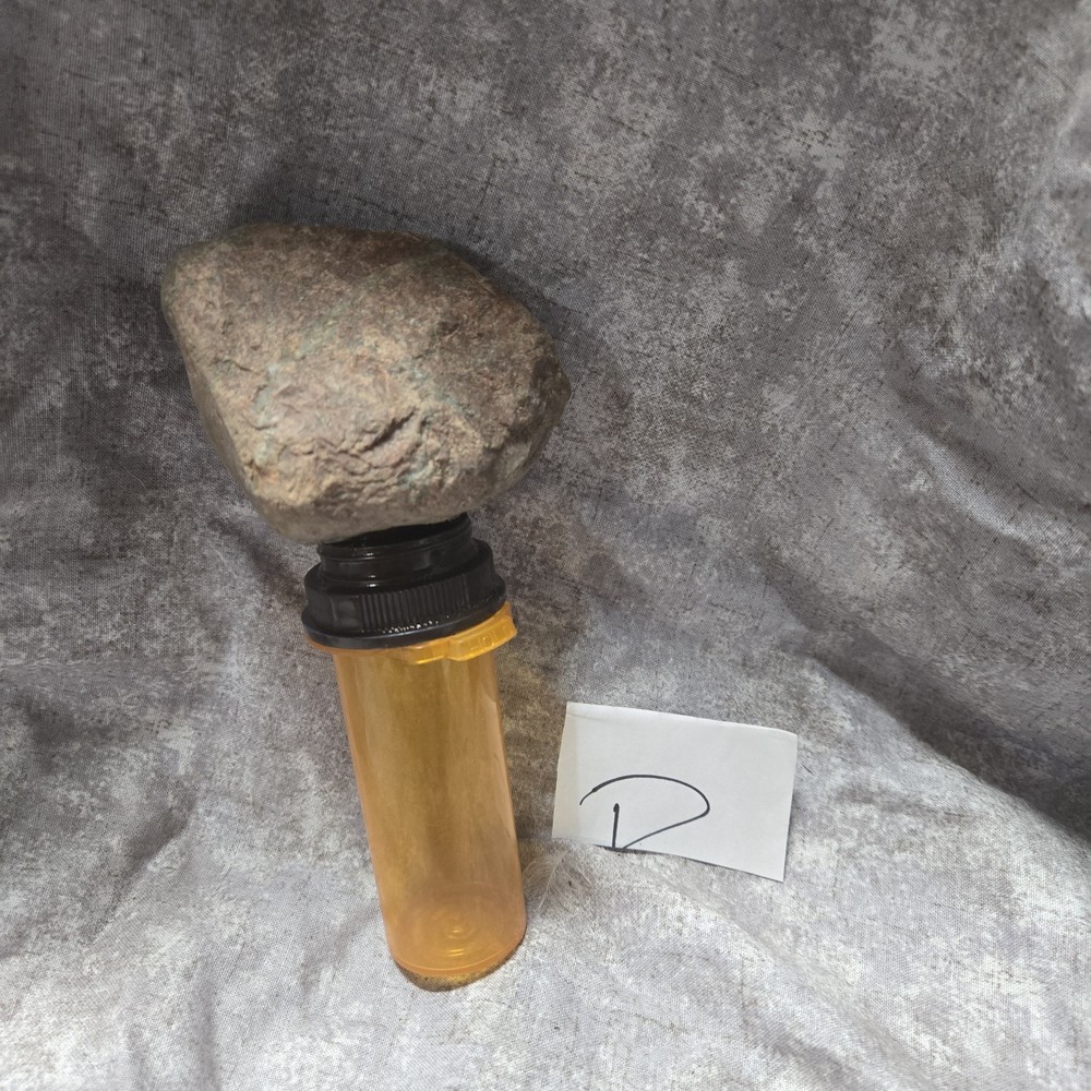 Key Hider or geocache with Rock Pill Bottle Container D