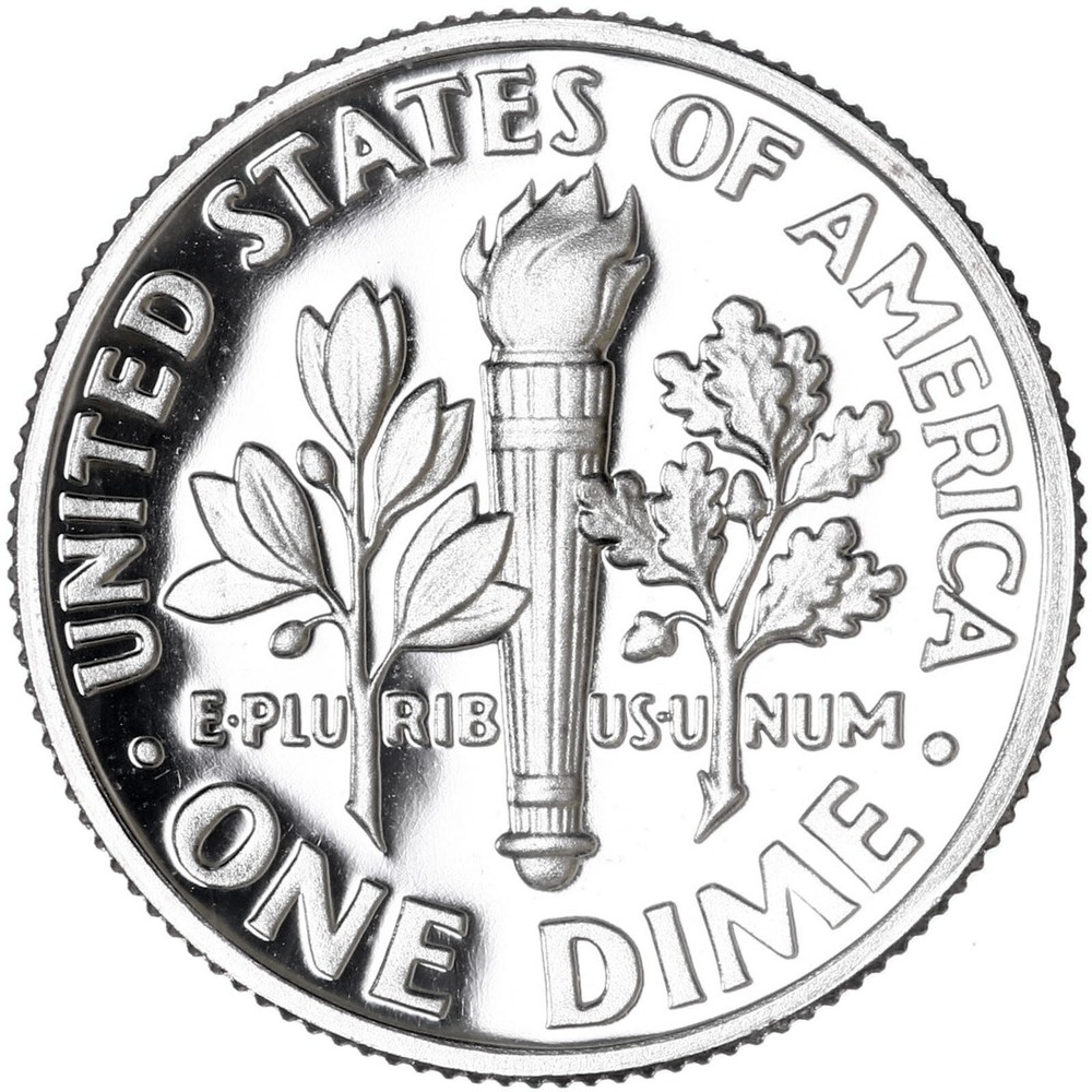 1987 S Roosevelt Dime Gem DCam Proof CN-Clad