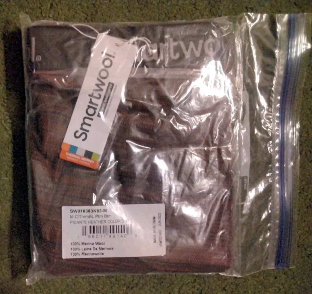 Smartwool Classic Thermal Base Layer Bottom RARE PICANTE HEATHER Mens Medium NWT