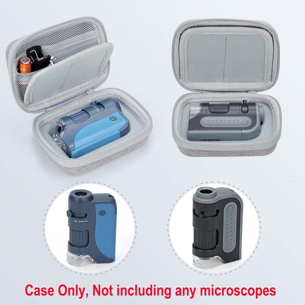 Microscope Case for Carson Microbrite plus 60X-120X LED Lighted Pocket Micros...