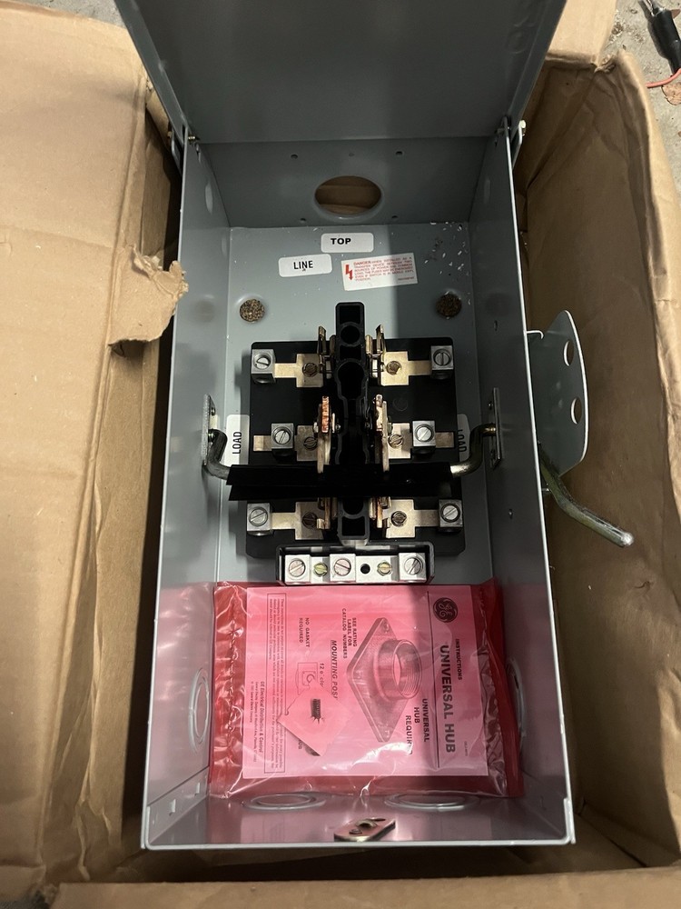100 Amp Transfer Switch Midwest GS3161G New Open Box