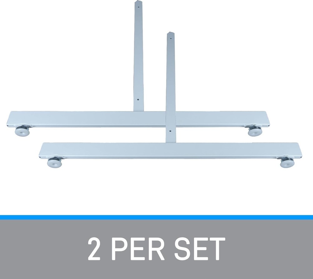 Wire Grid Display Legs Pair for 2 Feet Panels Modular Store Display Stand