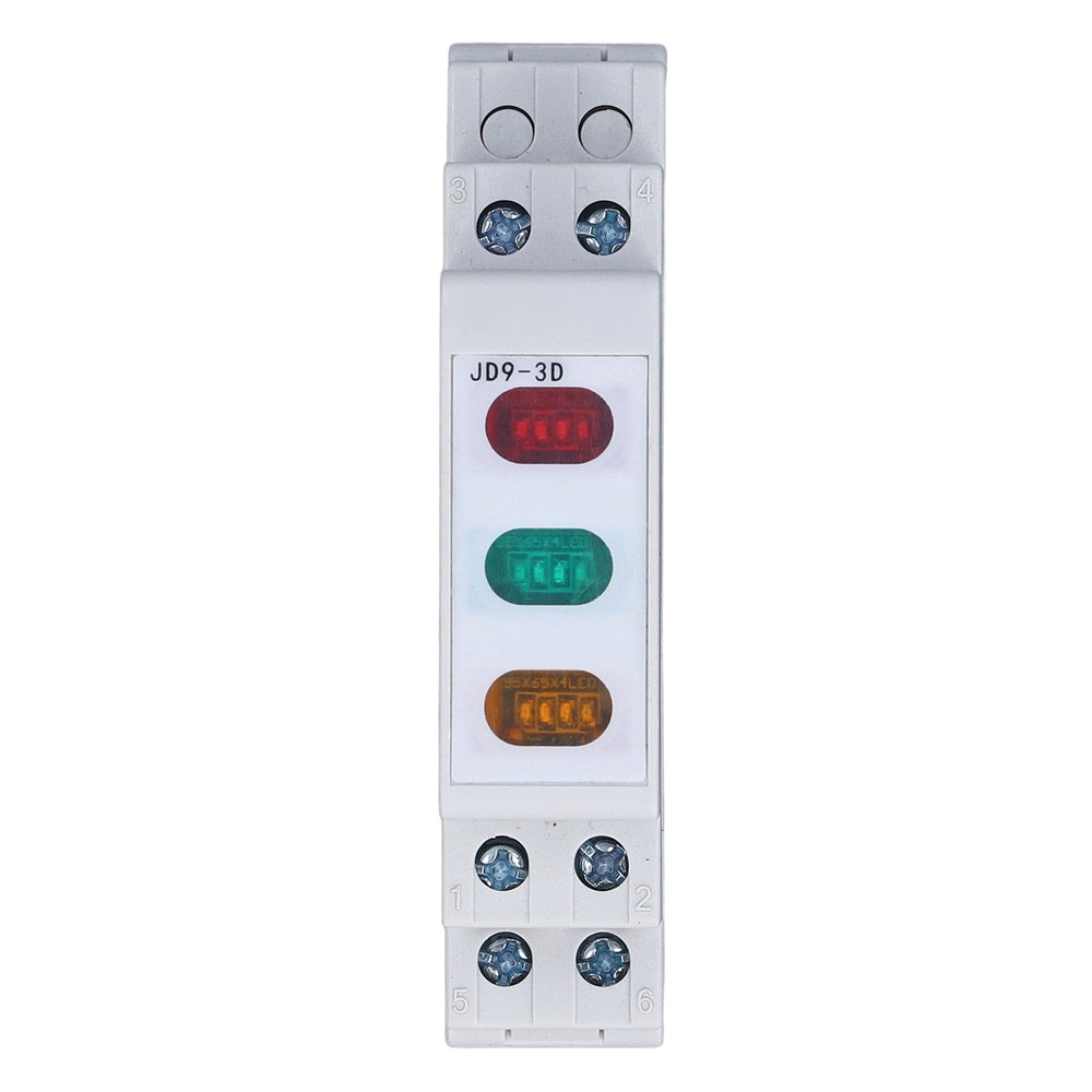 DIN Rail Indicator Light LED Indicator Lamp For Magnetic Starter Contactor.