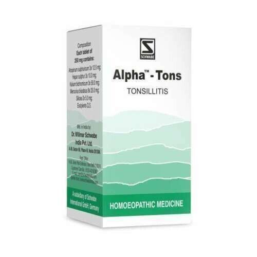 Willmar Schwabe India Alpha Tons (Tonsilitis) (20g) Tablets