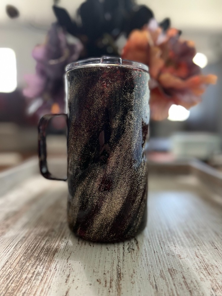 20oz Fall theme Handled Tumbler