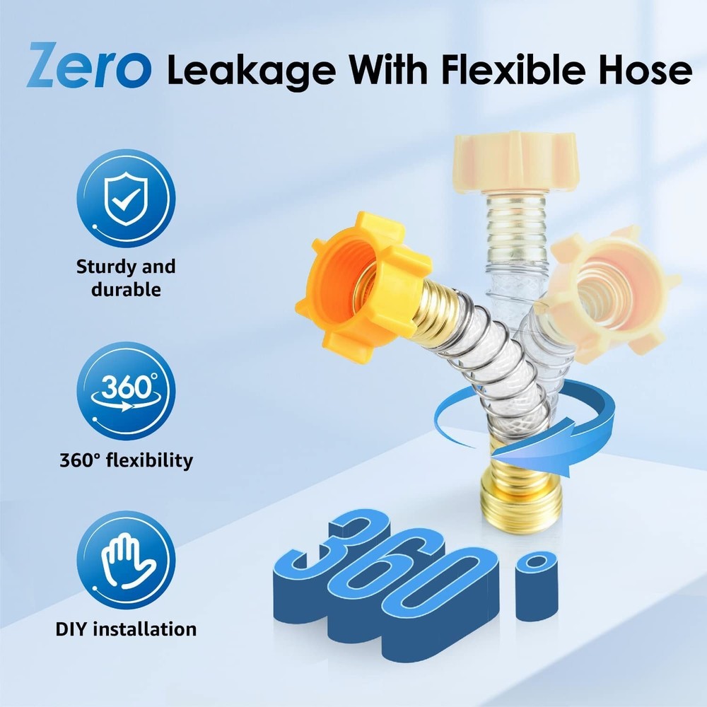 Waterdrop RV Water Filter, RV Inline Hose Water Filter with Hose Protector