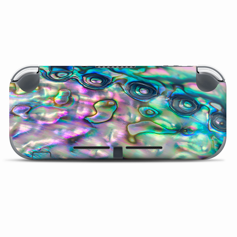 Skins Decals wrap for Nintendo Switch Lite - Abalone shell pink green blue opal