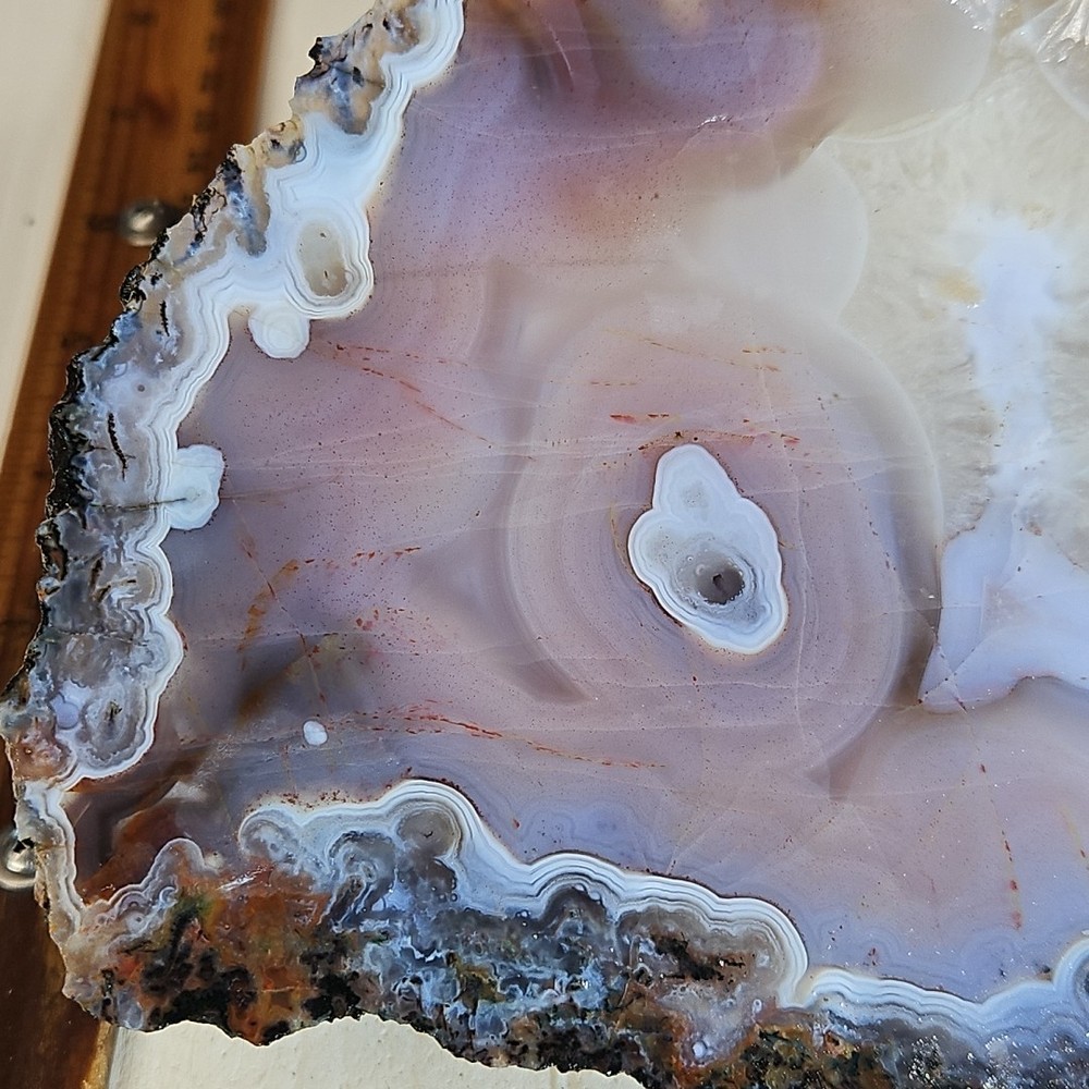 Moroccan Agate , beautiful color and pattern. 2LBS 7.6OZ.
