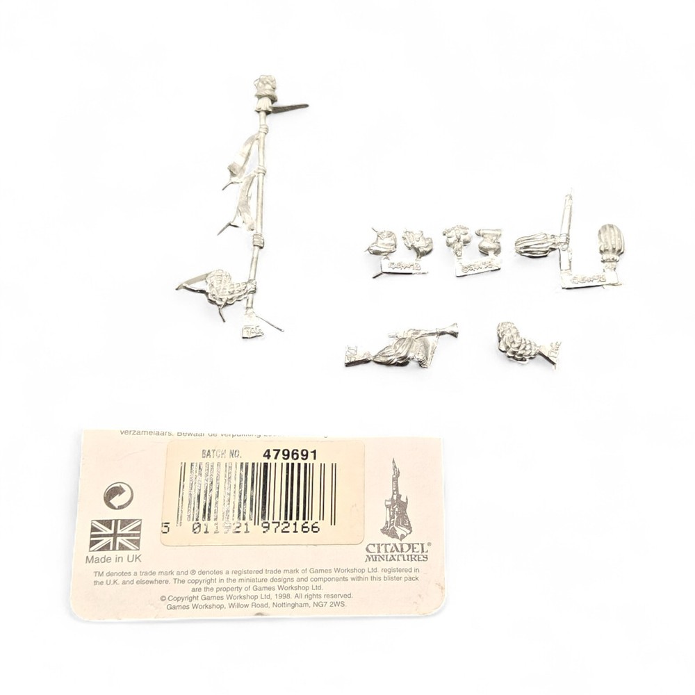 Empire Command Group Bit Bundle Metal Warhammer Vintage 5th Edition 1998