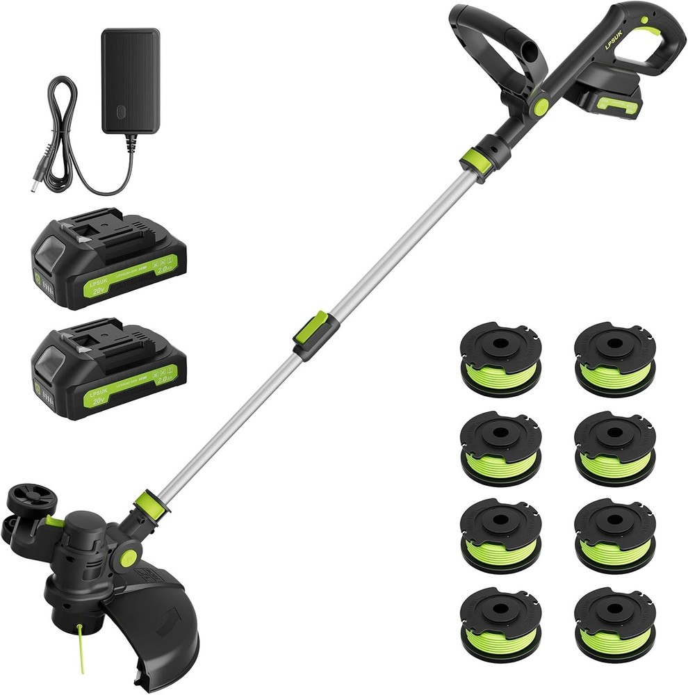 Fast Charging 20V Weed Eater with 2 Batteries;/