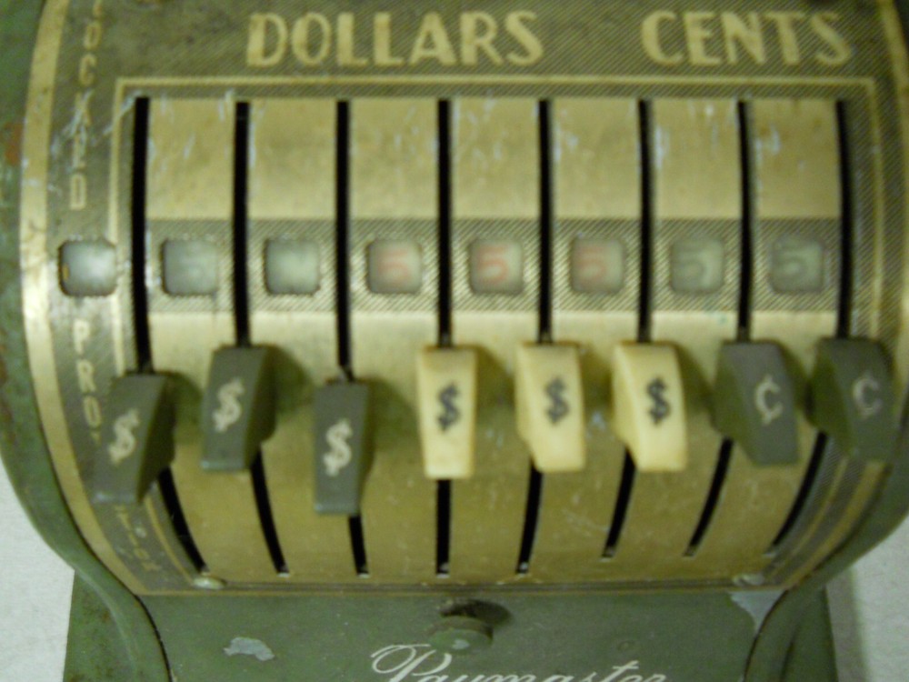 Vintage Paymaster Series X-2000 Check Writer Embosser Machine