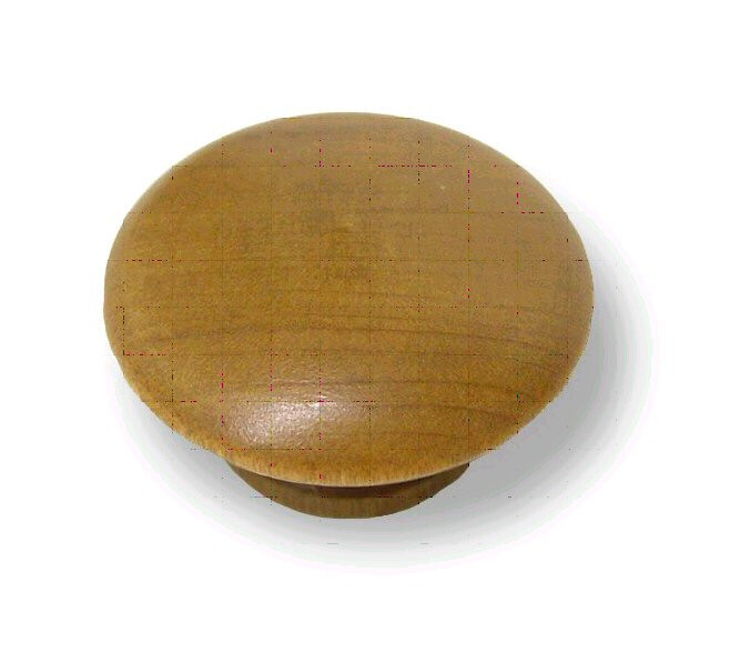 (12 Pack) 1-1/2" Classic Wood Knob