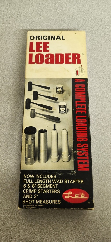 RARE FIND Vintage LEE LOADER 12 Ga. Guage 3" Shell Complete Reloading Tools Kit