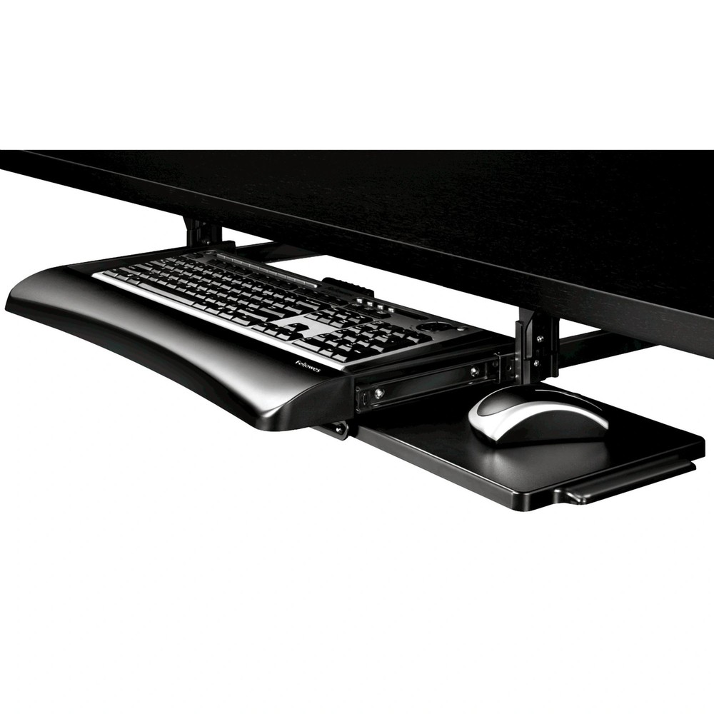 Fellowes Office Suites Underdesk Keyboard Tray, Black/Silver