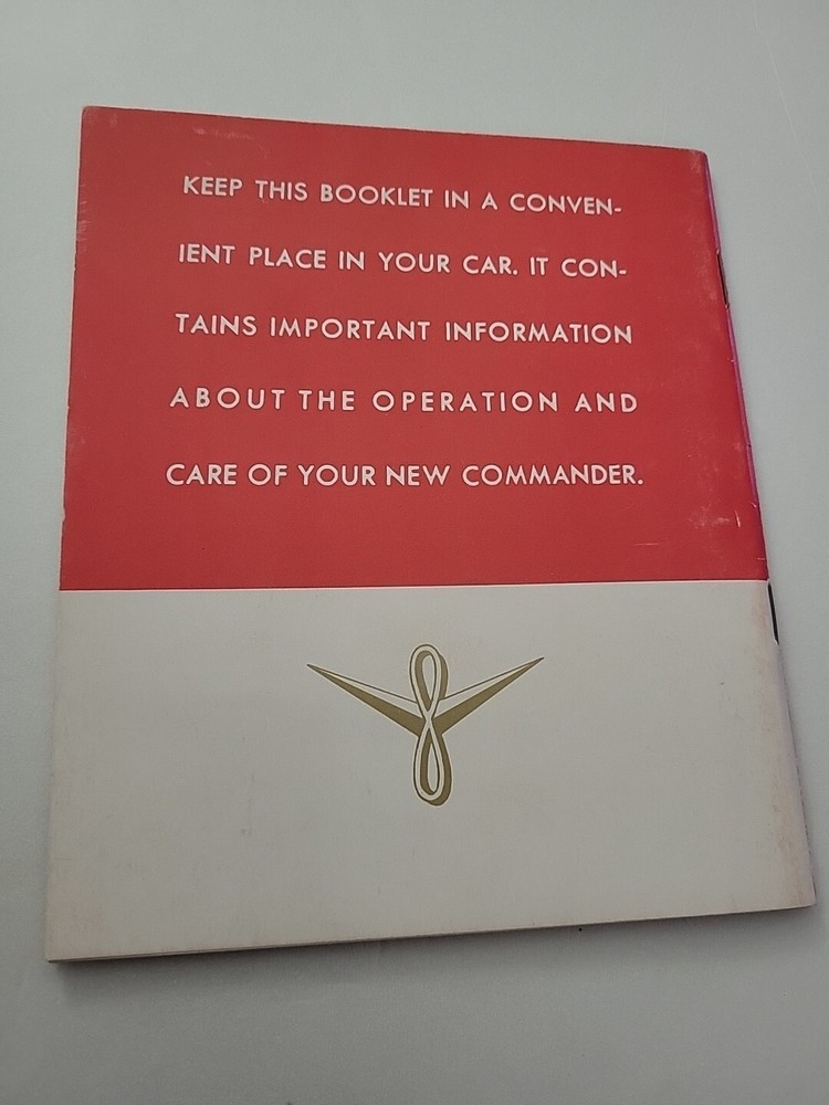 1954 Owner's Guide Studebaker Commander
