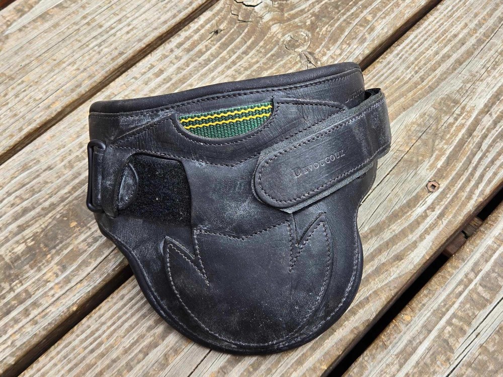 Devoucoux Black Calfskin Lined Fetlock Boot - SINGLE (Right) - Size Medium - New