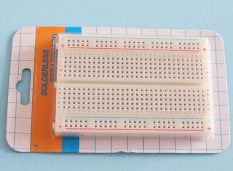 Mini Bread Board Breadboard 400 Contacts Available DIY PCB Test Tool 8.5x5.5cm