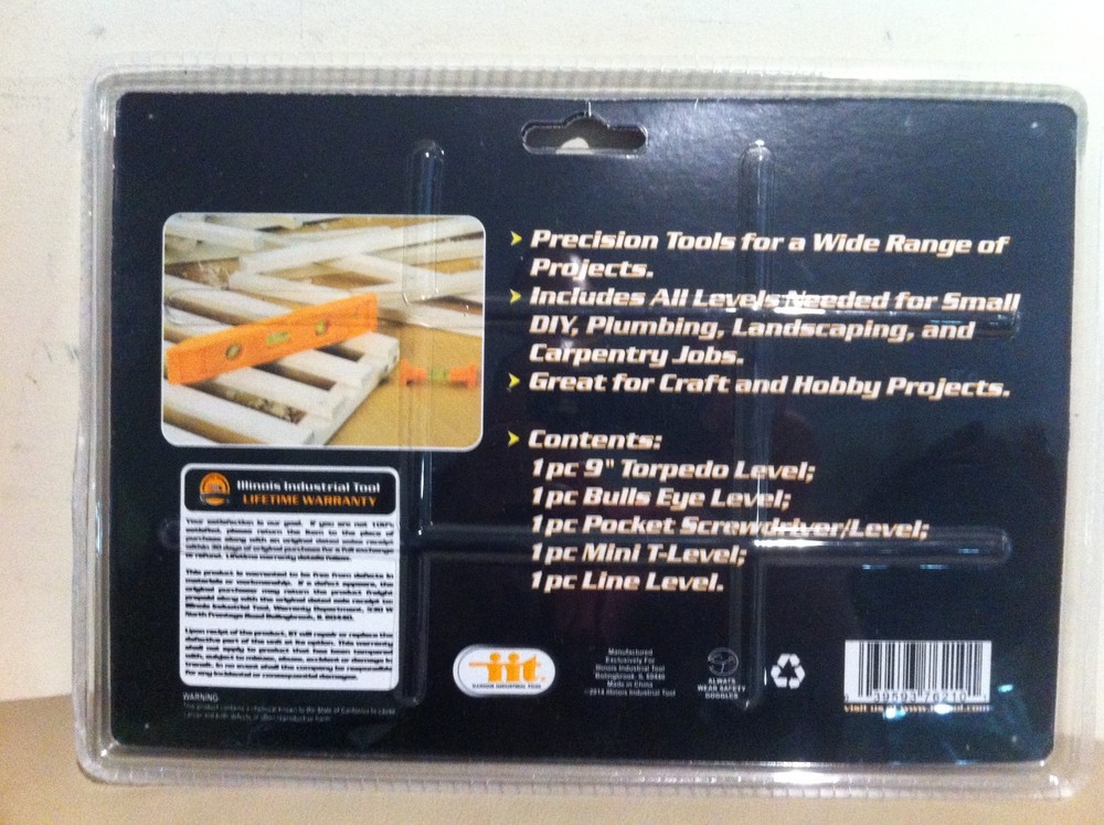 New IIT 76210 Precision Mini Level Set