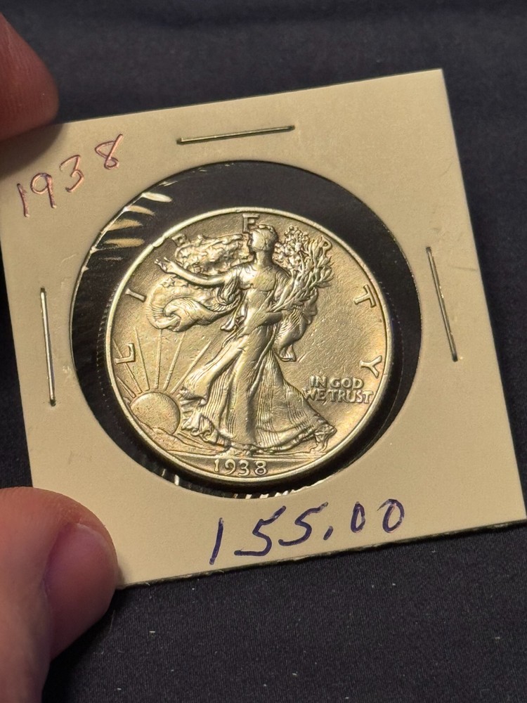 1938 Walking Liberty Half Dollar