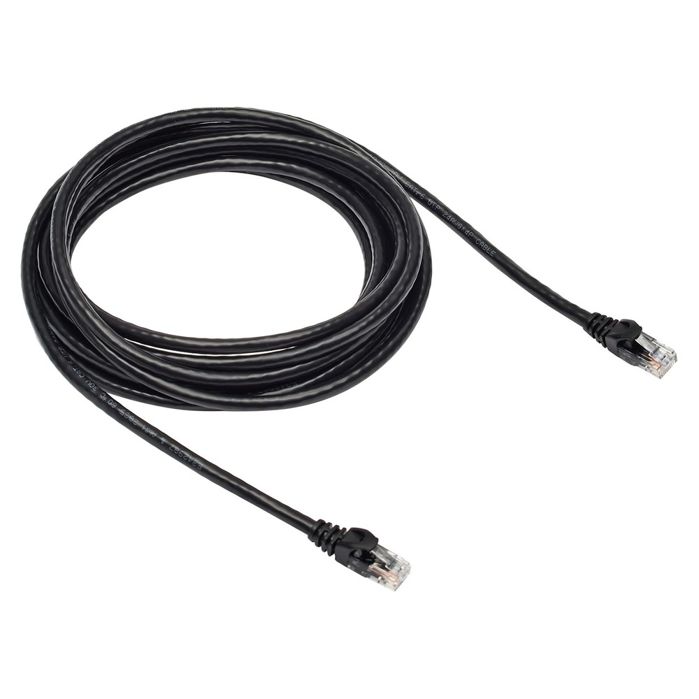 Amazon Basics RJ45 Cat 6 Ethernet Patch Internet Network 15 Feet, Black