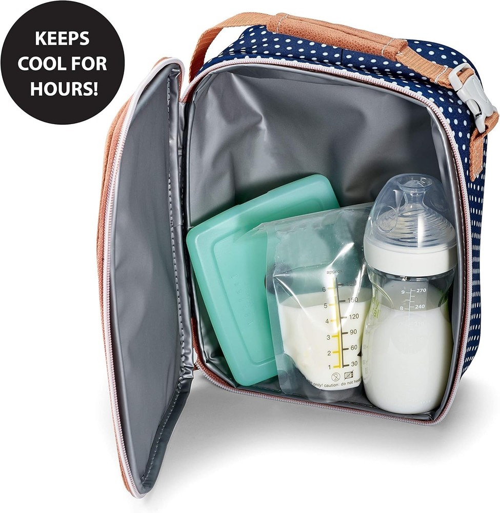Cool Coolers by 4 Pack Slim Ice Packs, Quick Freeze Space Saving Reusable Ice...