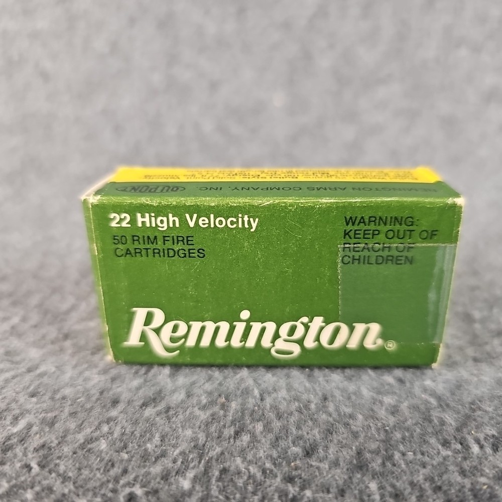 Vintage Remington 22 LR  Cartridge Shell Box Empty