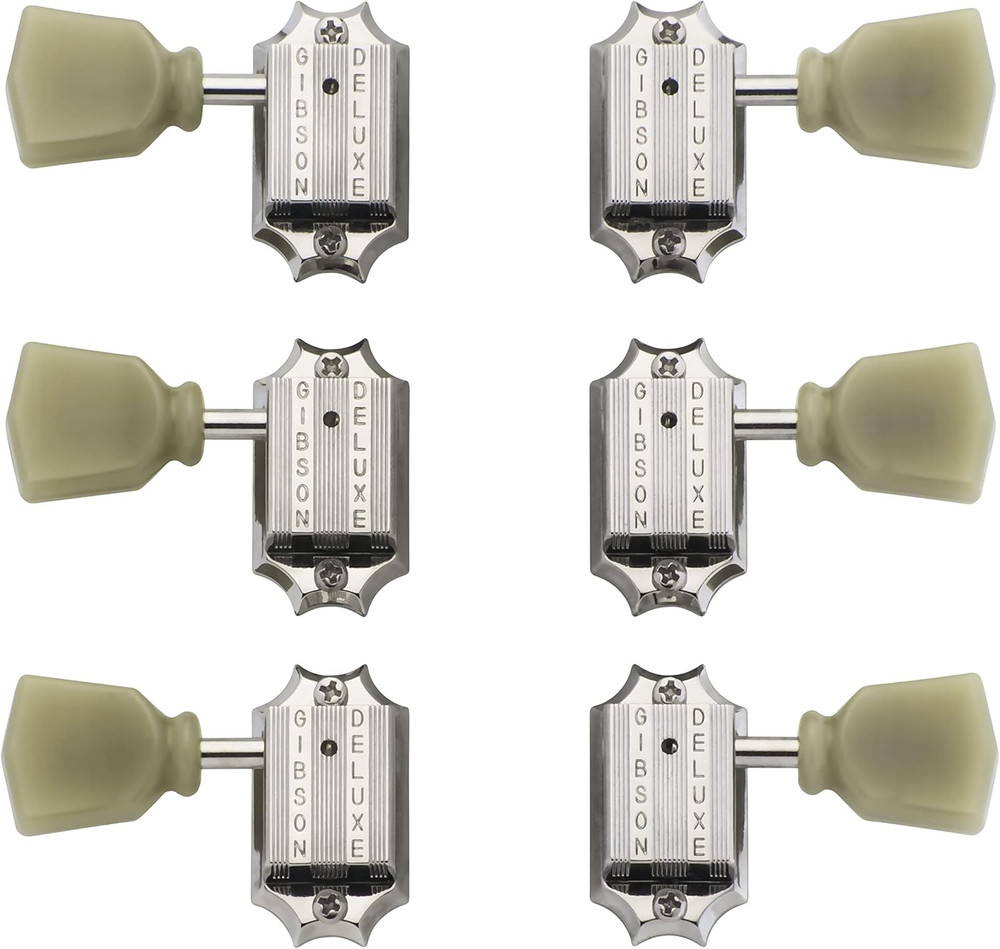Vintage Machine Tuning Heads with Pearloid Buttons