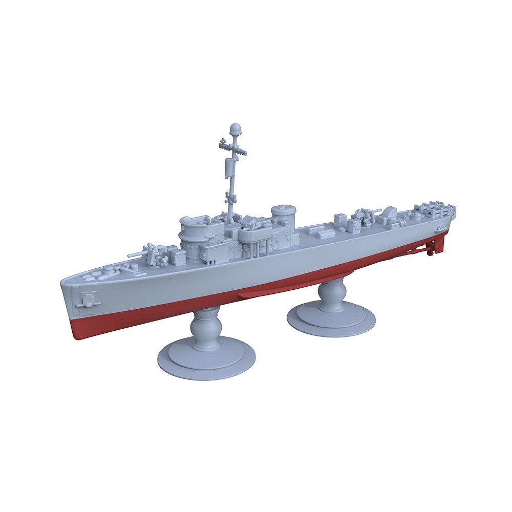 1/2000 Model Kit USS PC-461 Class Carmi Sub-Chaser Full Hull