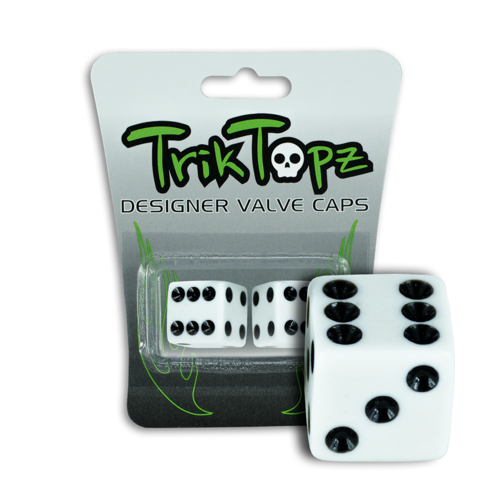 Trik Topz Designer Valve Caps Covers DIce