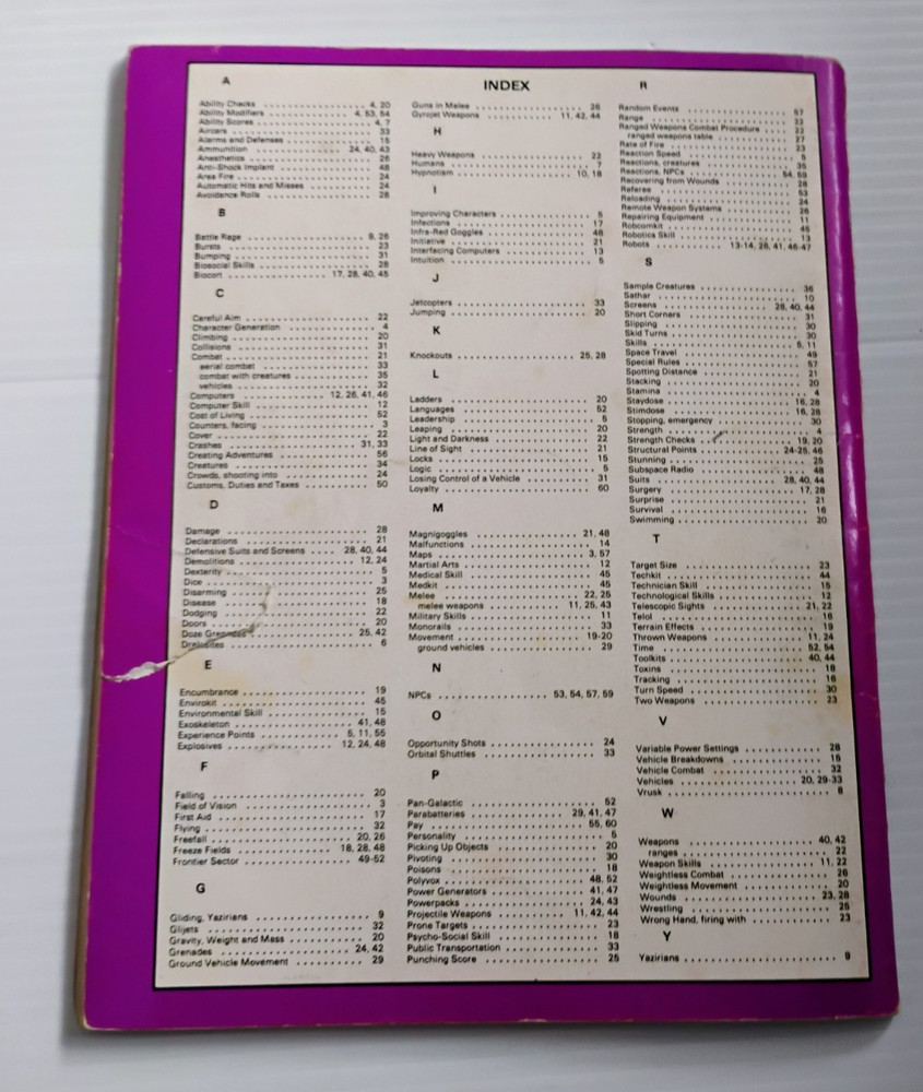 TSR STAR FRONTIERS ALPHA DAWN BASIC GAME RULES & ALPHA DAWN EXPANDED GAME RULES