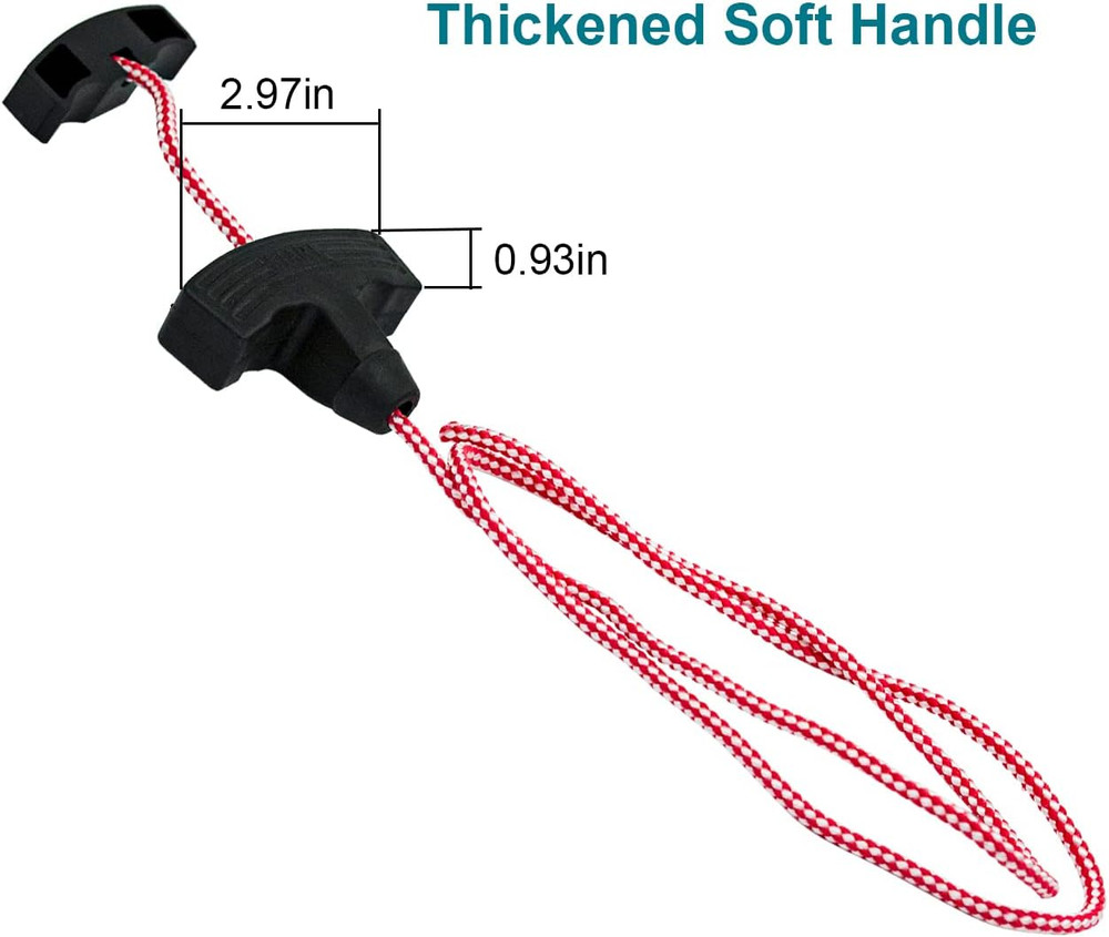 Garage Emergency Release Pull Rope Cord Handle Kit 41A2828 Red Emergency Pull Ro