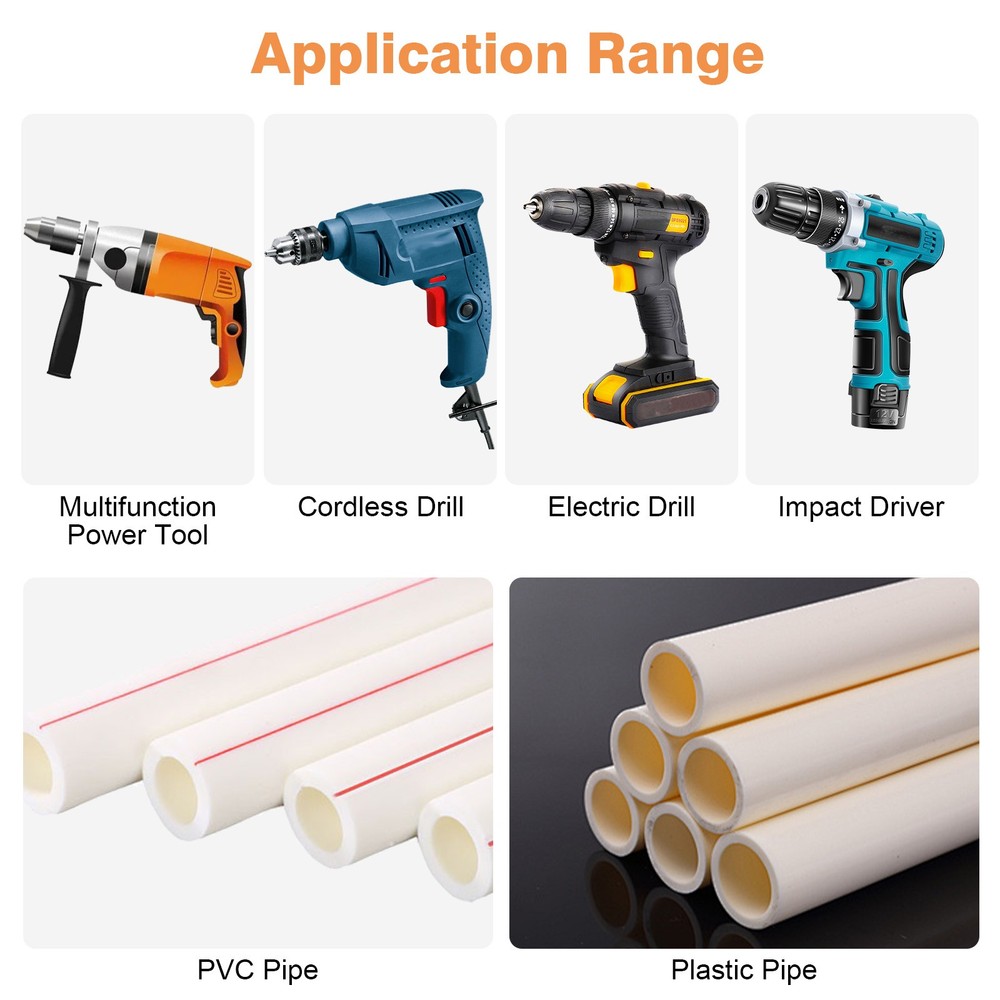 Integrated Internal & External Pipe Threading Tool PVC Pipe Threader Cutting Kit