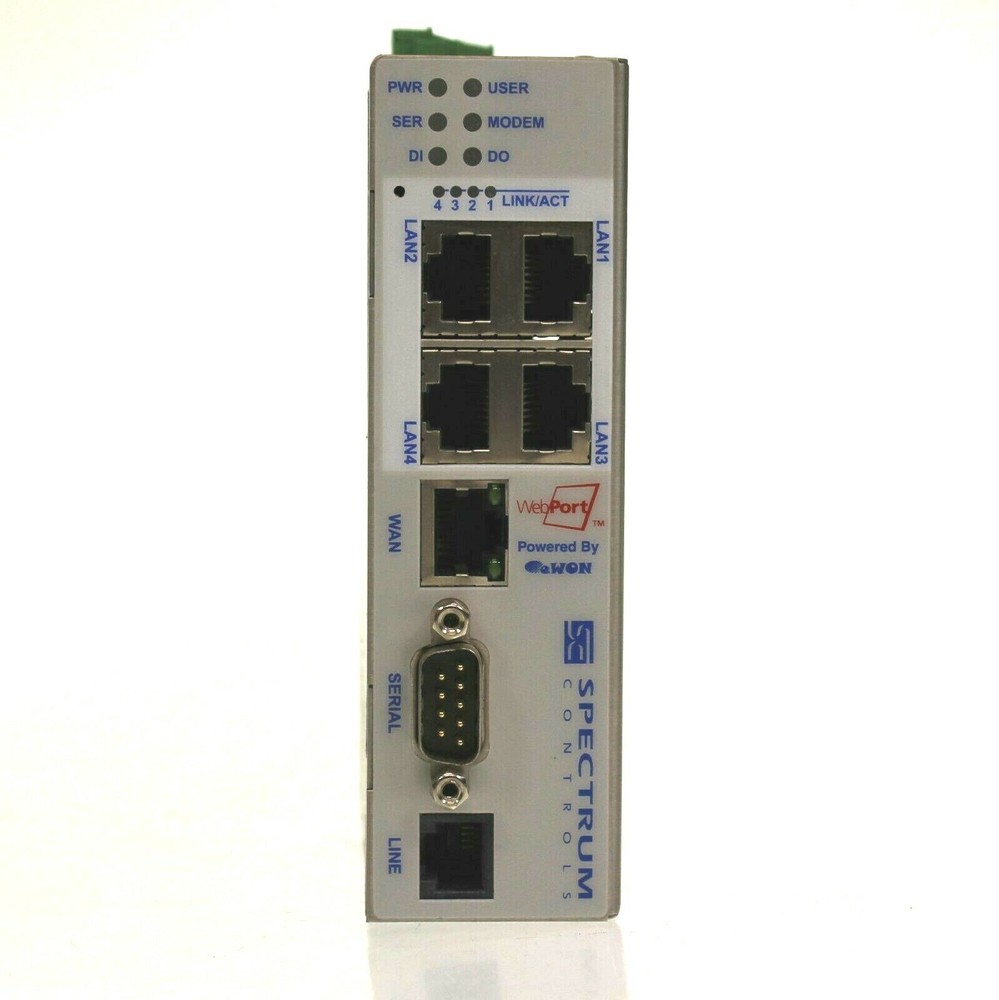 Spectrum Controls WP46201 WebPort Programmable Ethernet Gateway and Router