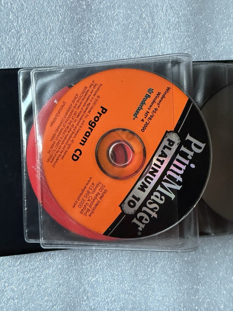 Print Software Used CDs: PrintMaster Platinum 10 ******Windows 95/98/2000 NT 4
