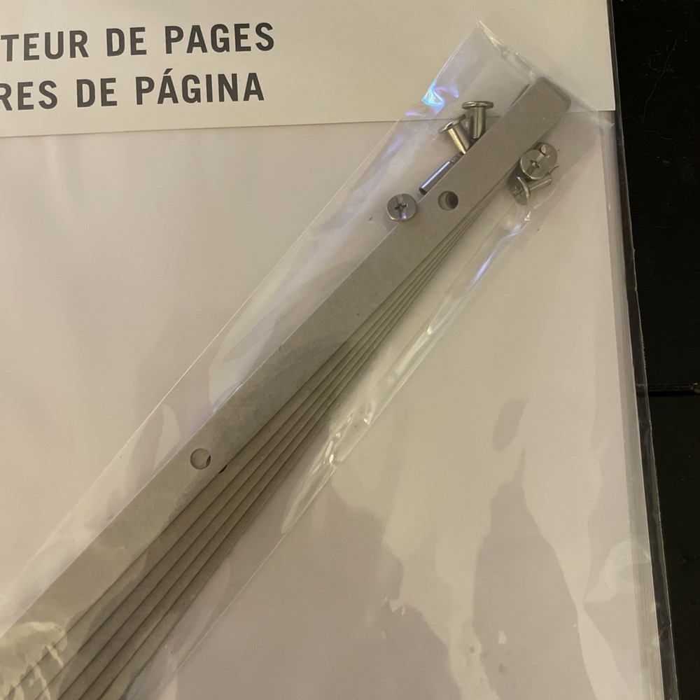 K&Company Post Bound Page Protector Refills 12"X12" 10/Pkg-W/White Inserts