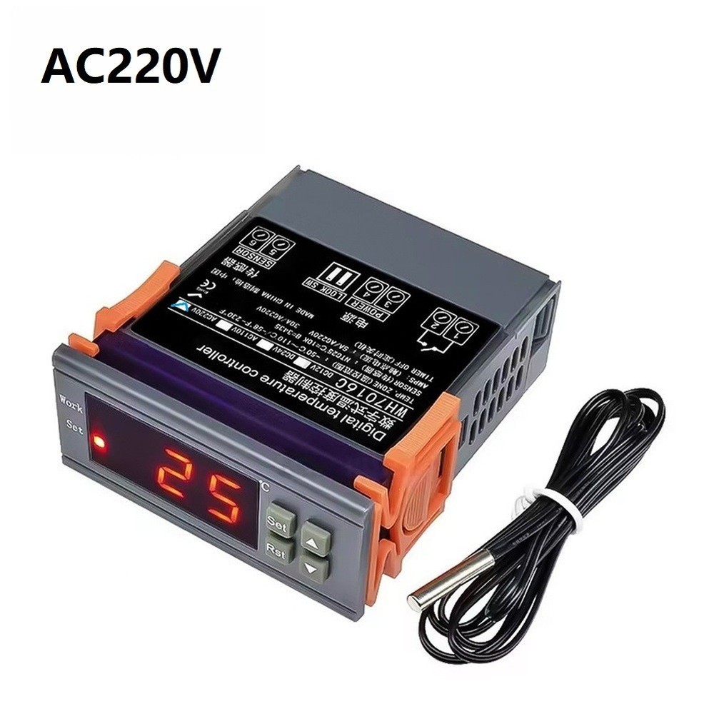 12V 220V Digital Temperature Controller WH7016C for Hatchery Equipment