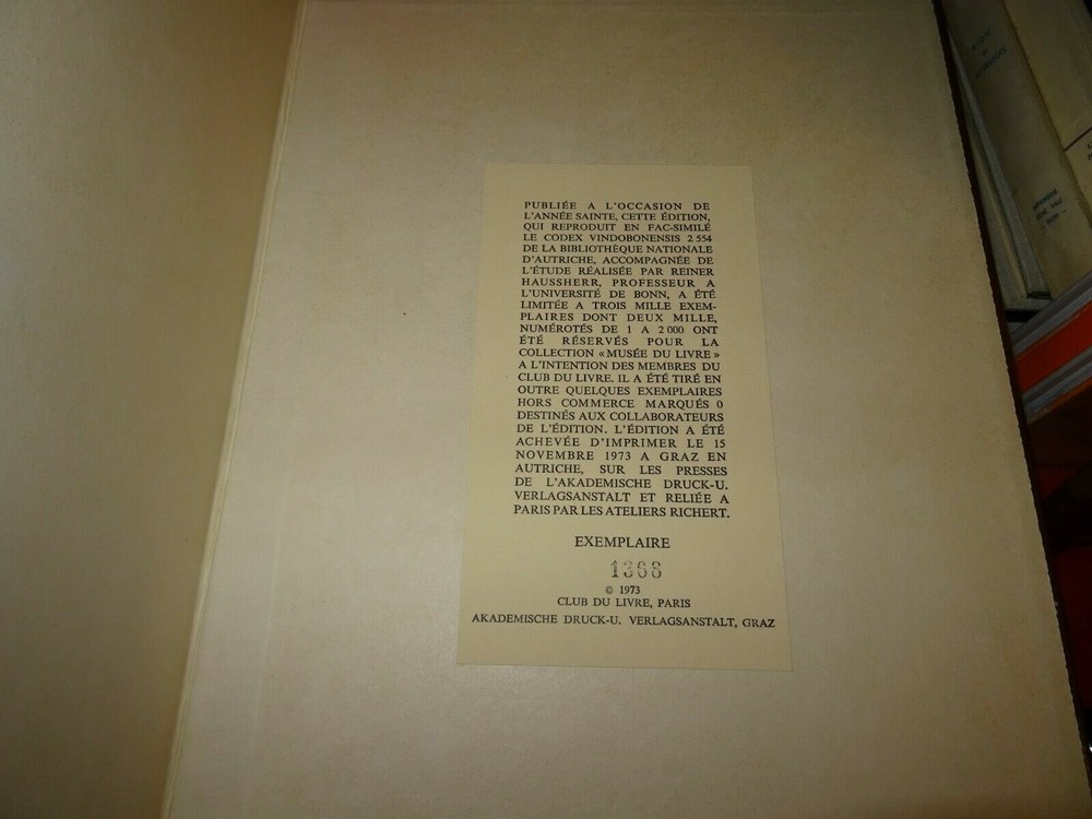 The Moralized Bible - Book Club Fac Simile CODEX 2554 - Illuminations