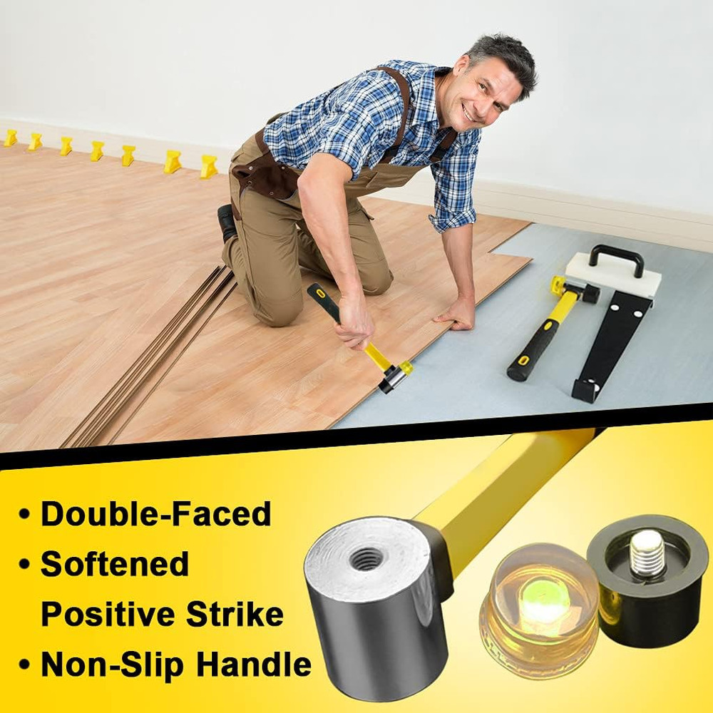 Laminate Flooring Installation Kit Tapping Block Pull Bar Spacers Mallet Tools