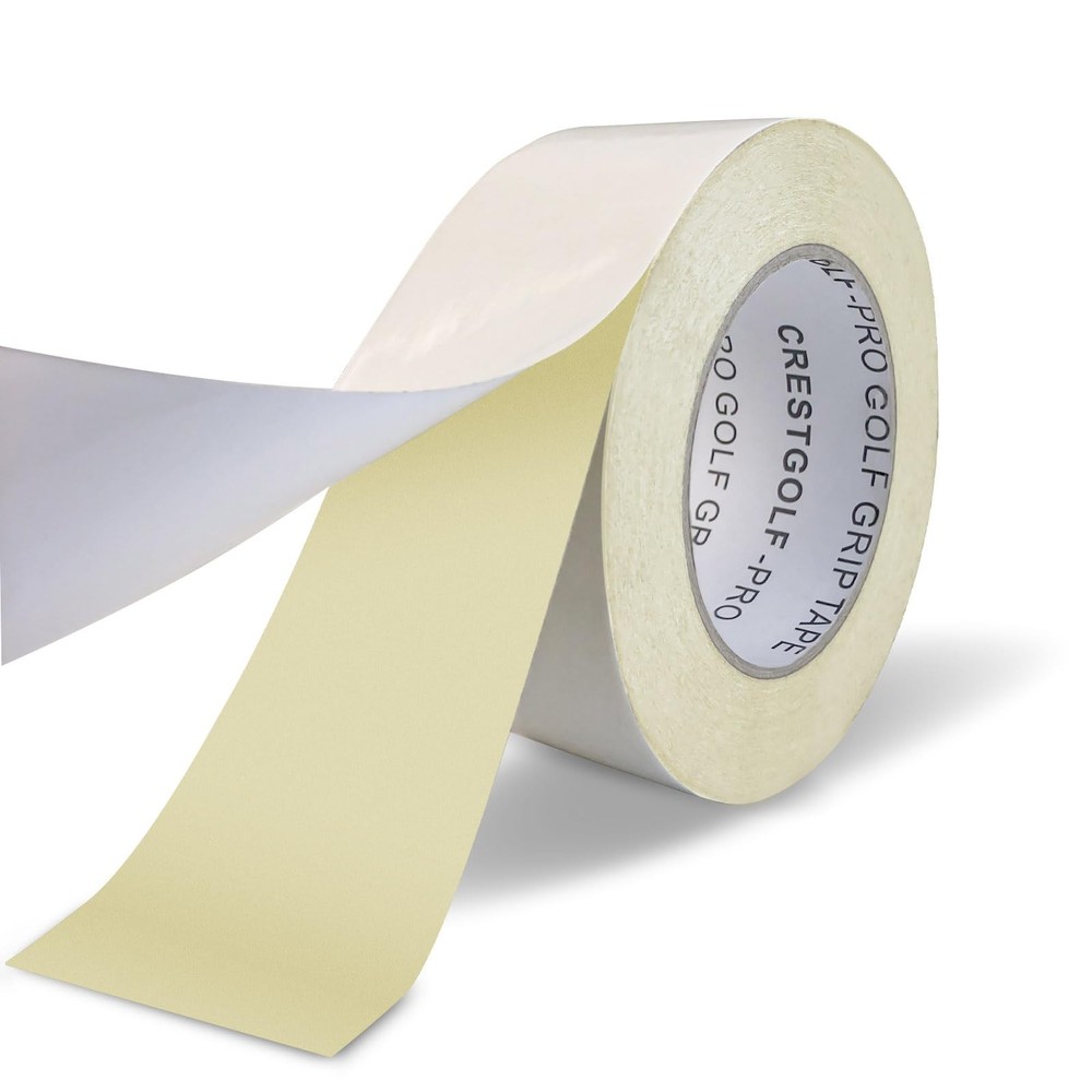 Golf Grip Tape Roll 2" x 18 Yards, Premium Solvent Activated Double Sided Adh...