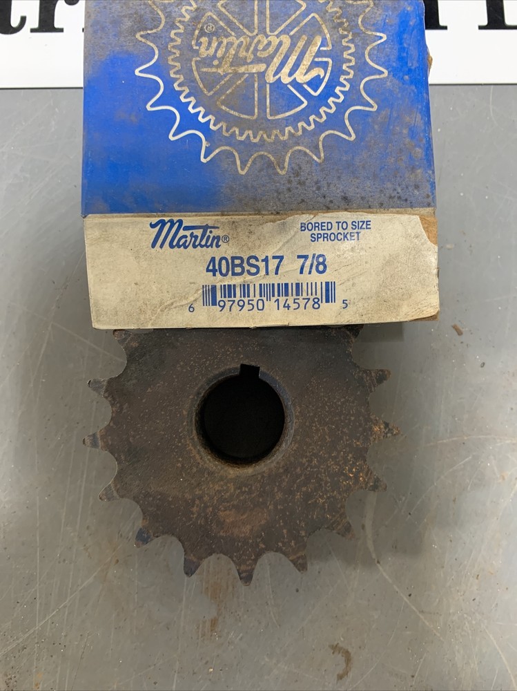 MARTIN 40BS17 7/8 SPROCKET "NEW" 40BS177/8