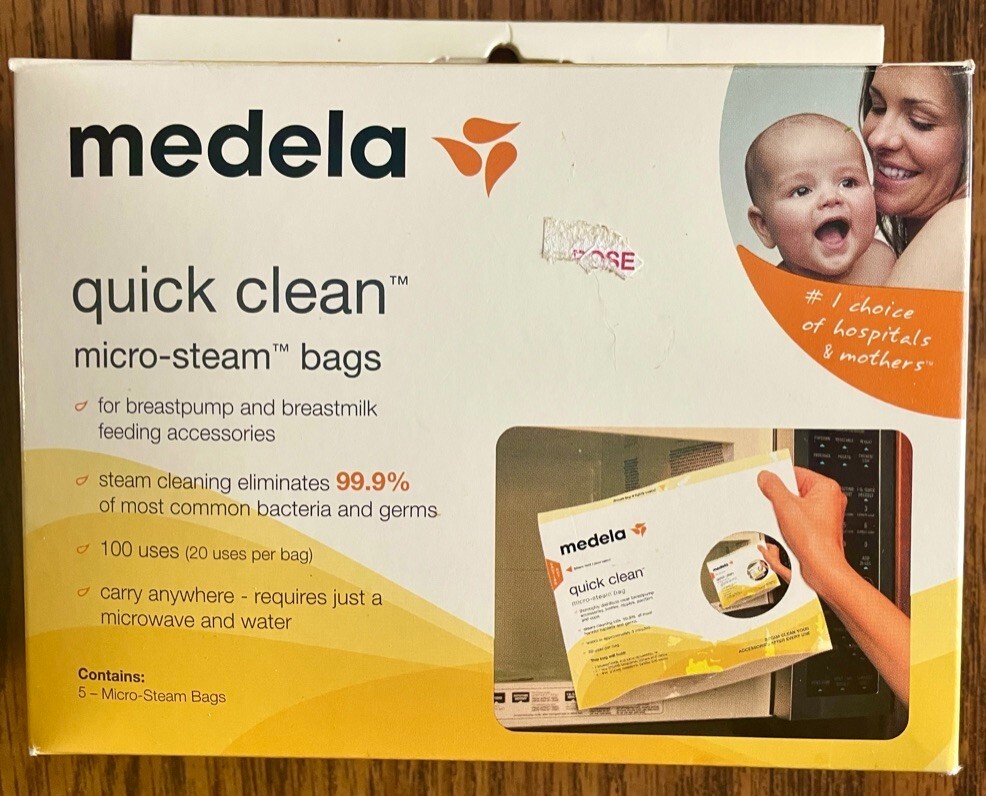 Medela Quick Clean Micro Steam Sanitizing Bags 5 ct