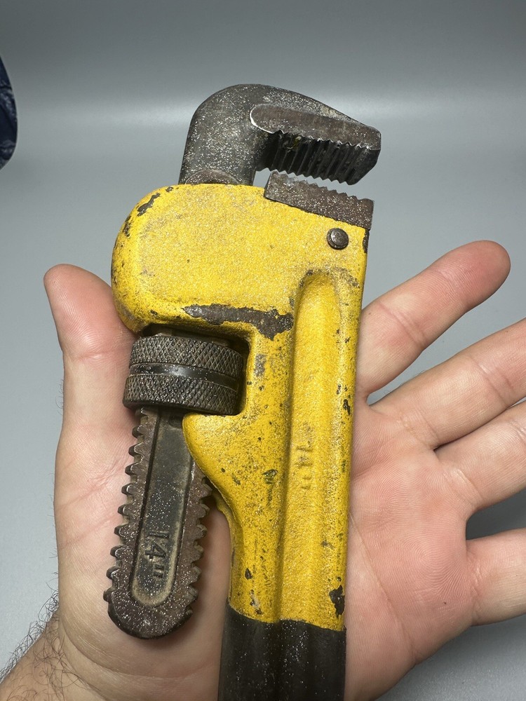 Workforce Pipe wrench 14" Black / Yellow
