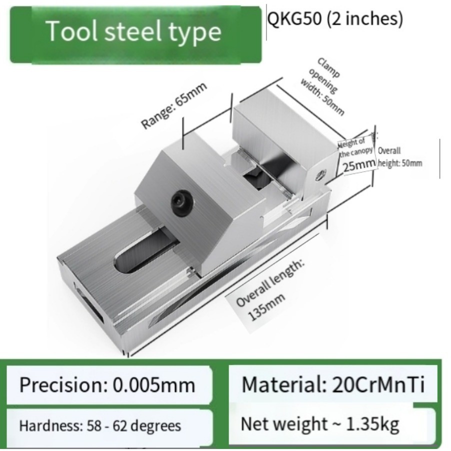 Quick-acting Flat Vise Grinder Vise Wanli Batcher Milling MachineFixture Milling