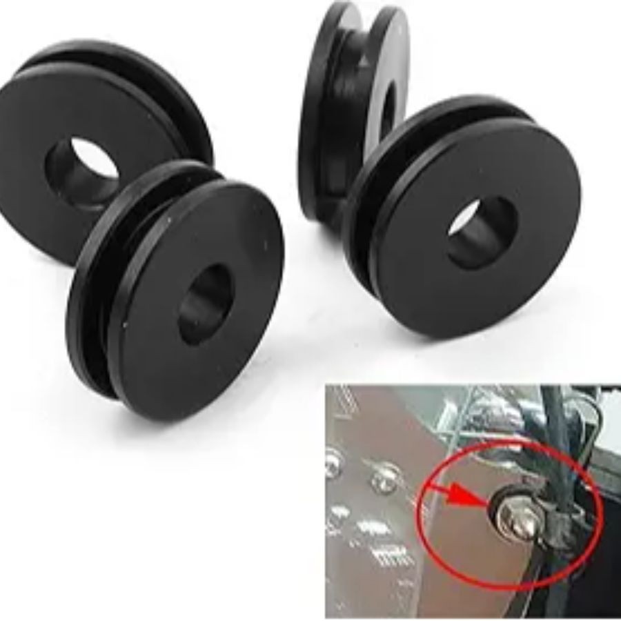 Motorcycle Windshield Bushing Grommets Detachable Windscreen Mounting Kit Replac