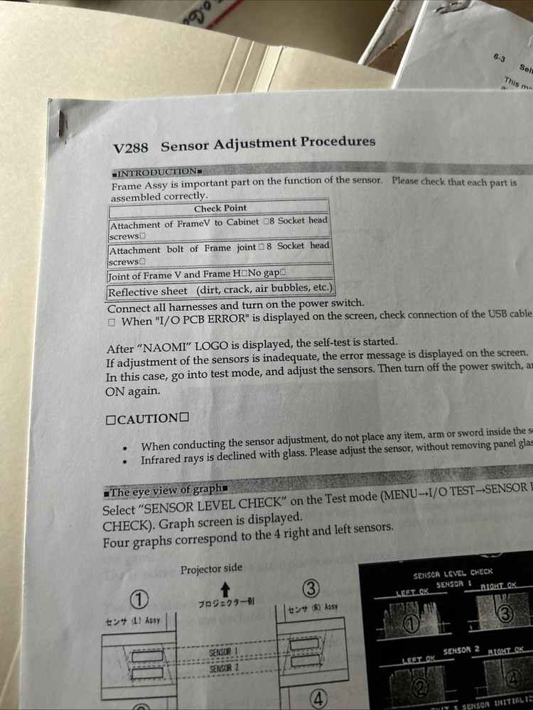 Mazan Namco Arcade Game Manual