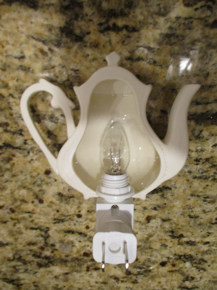 Floral Tea Pot Night Light
